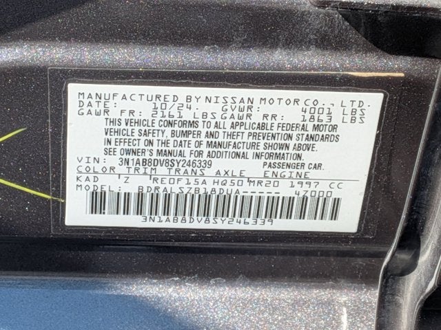 2025 Nissan Sentra SR