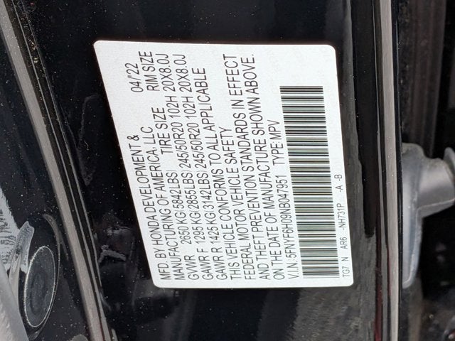 2022 Honda Pilot Elite