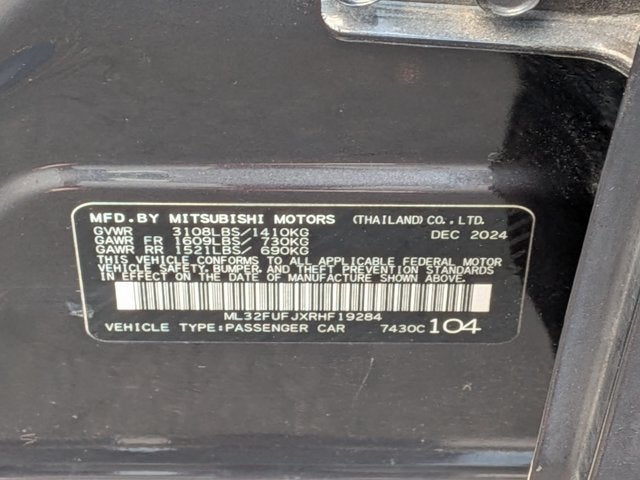 2024 Mitsubishi Mirage G4 LE