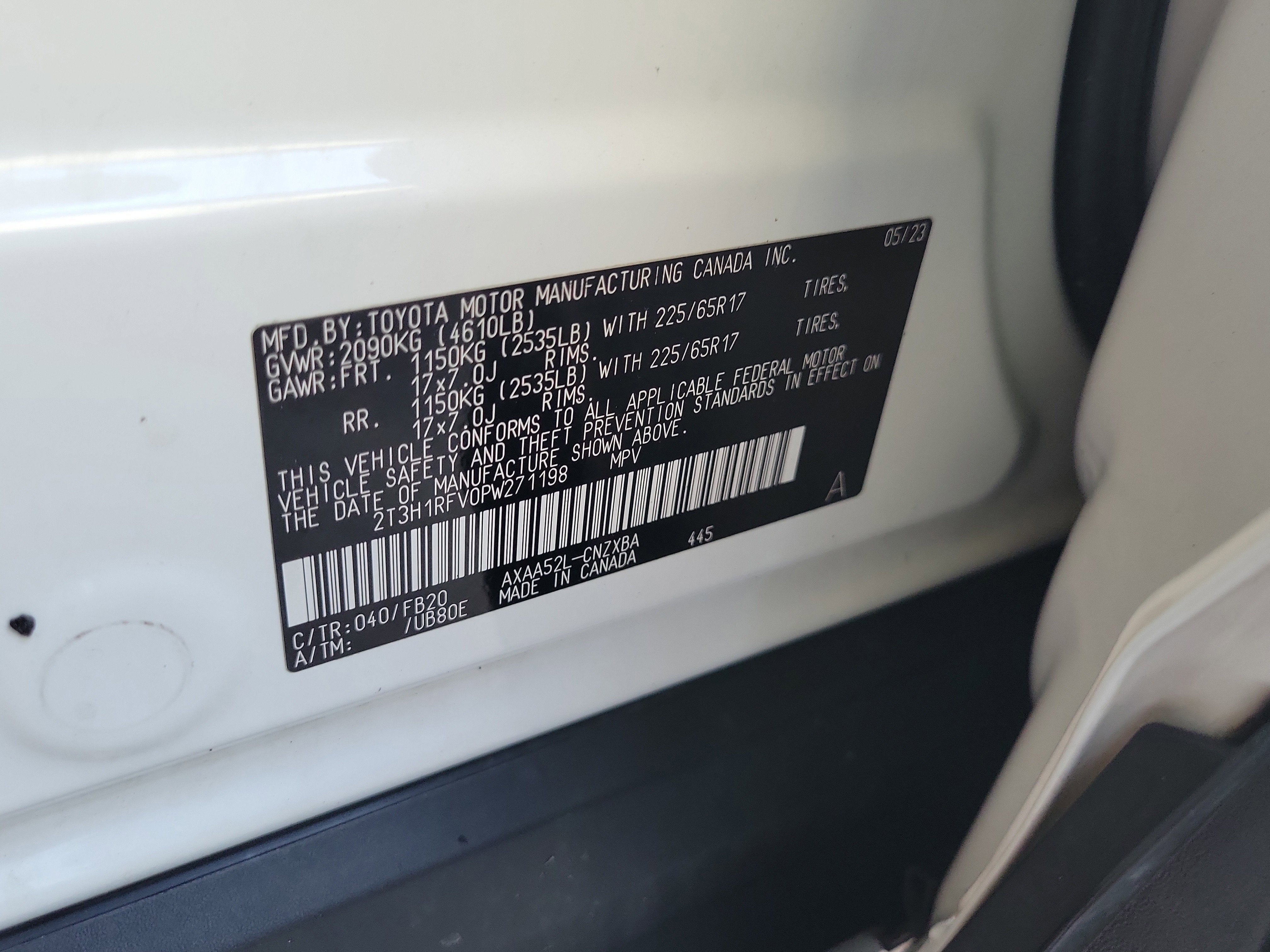 2023 Toyota RAV4 LE
