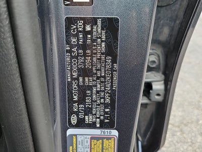 2019 Kia Forte LXS
