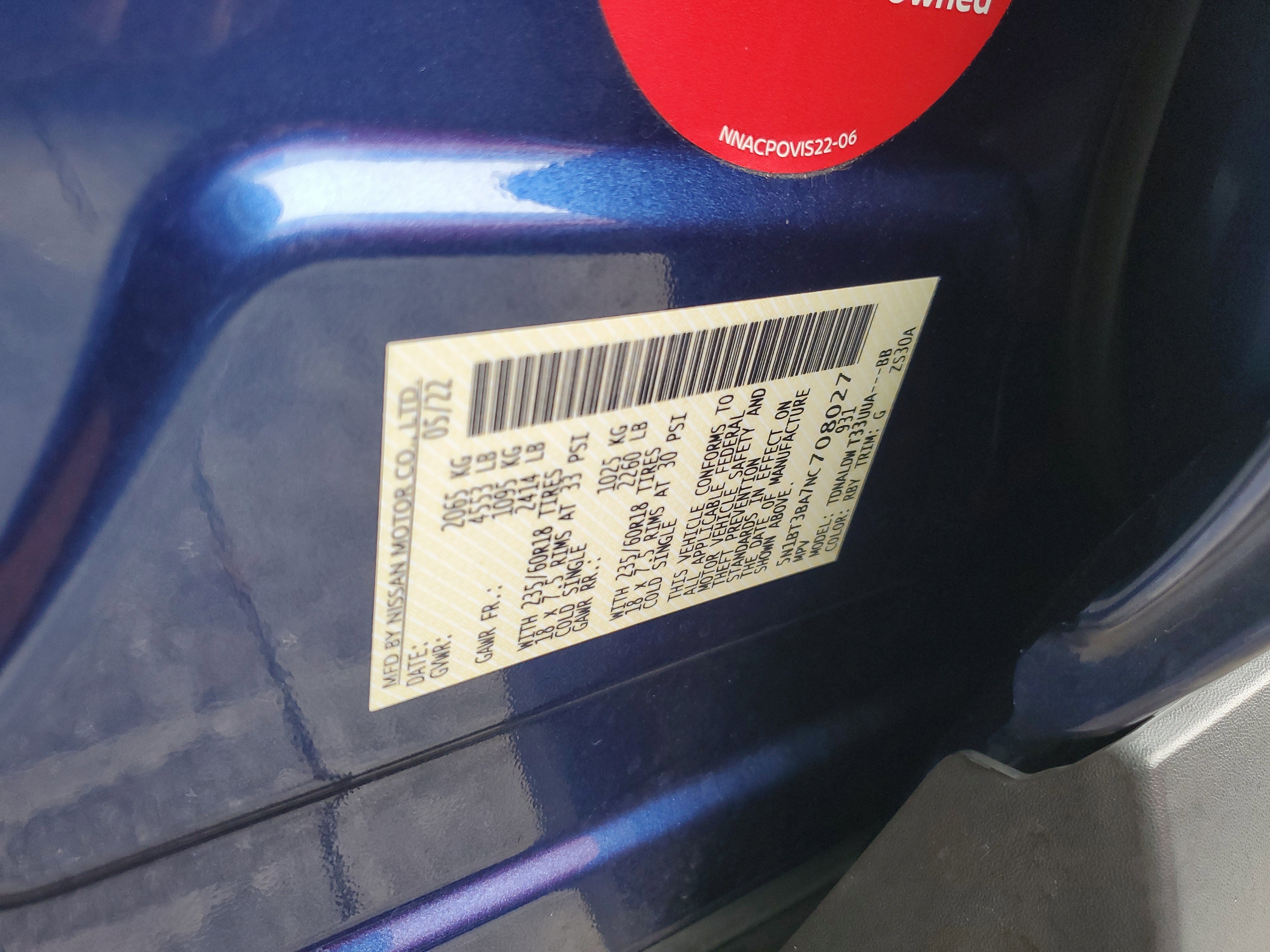 2022 Nissan Rogue SV