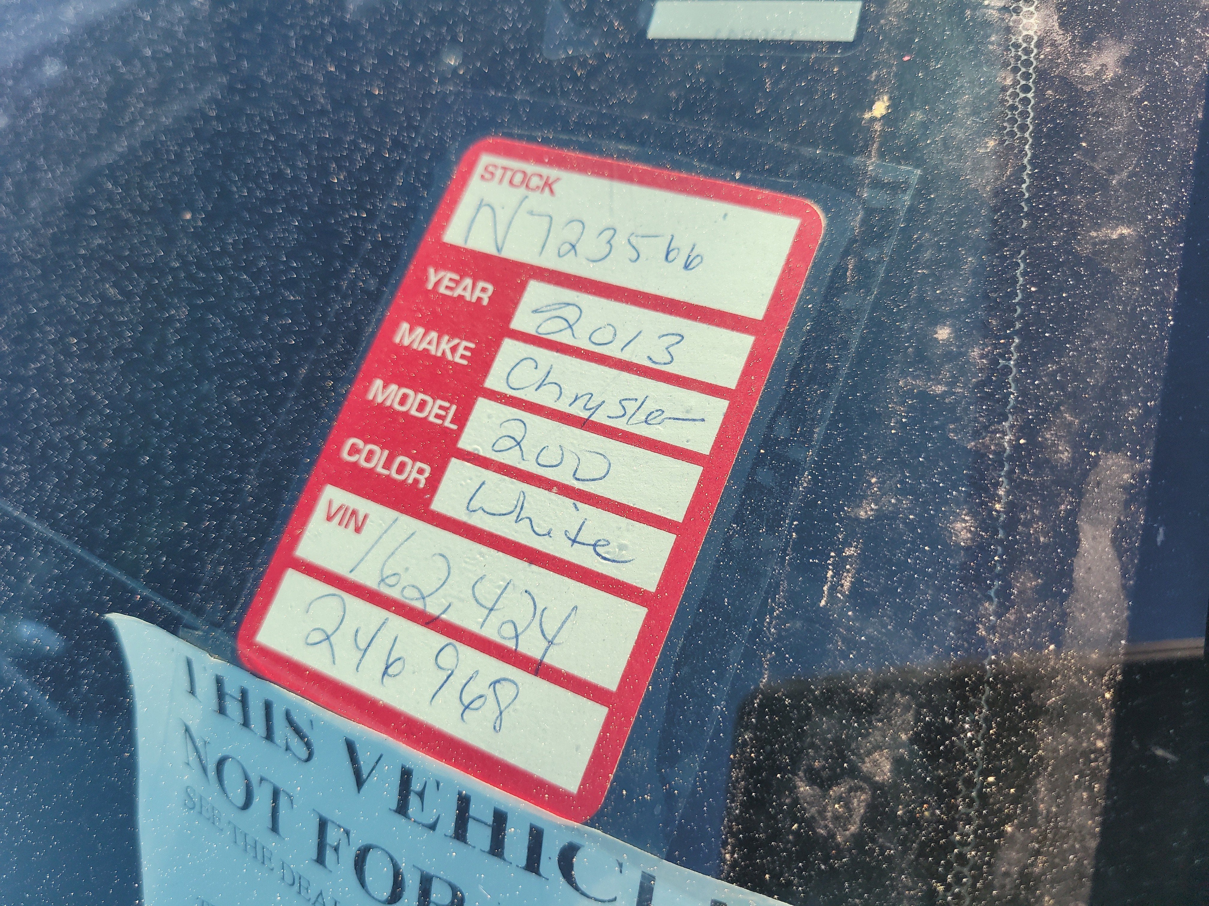 2013 Chrysler 200 LX