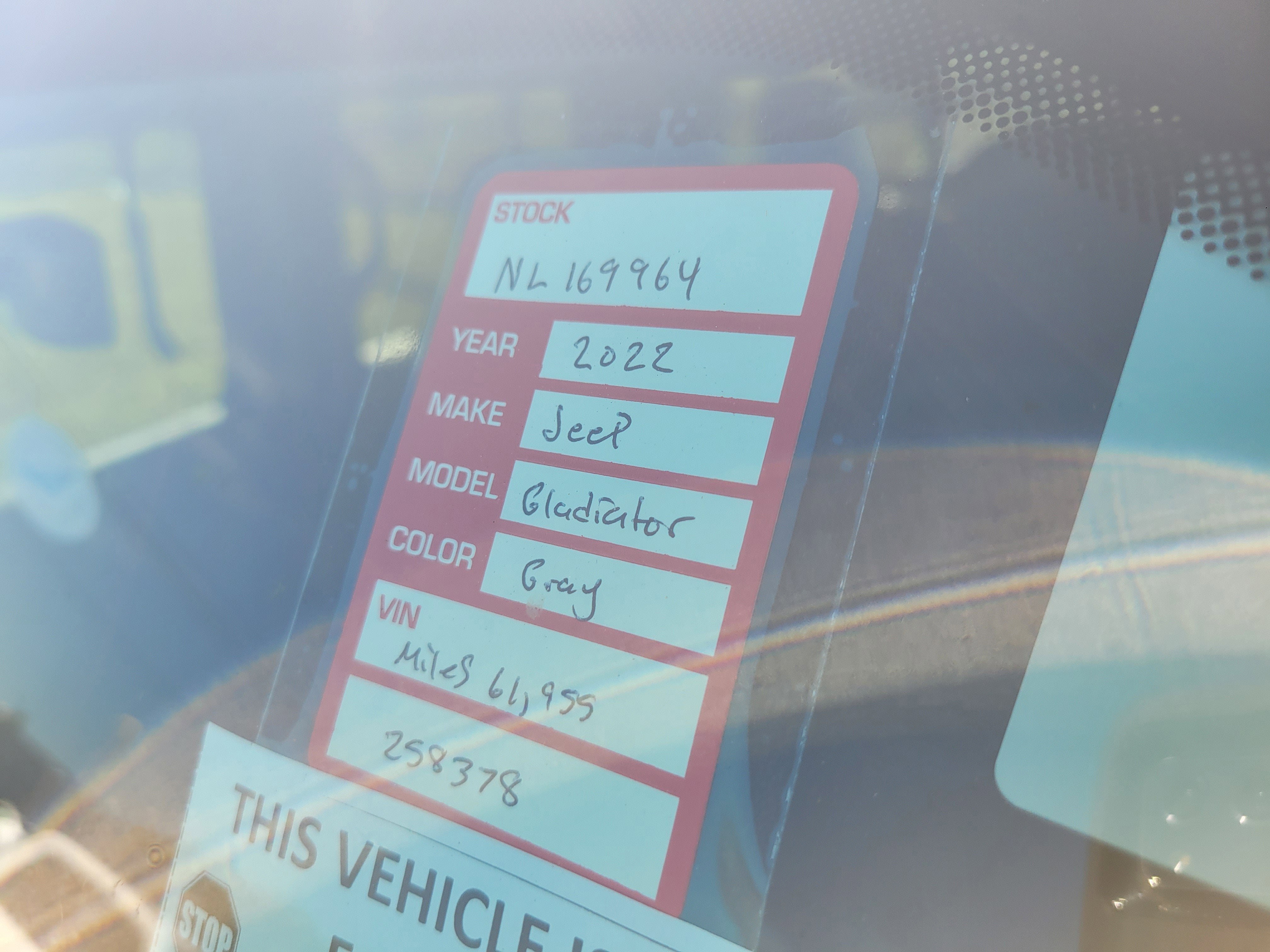 2022 Jeep Gladiator Overland