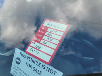 2019 RAM 1500 Big Horn/Lone Star