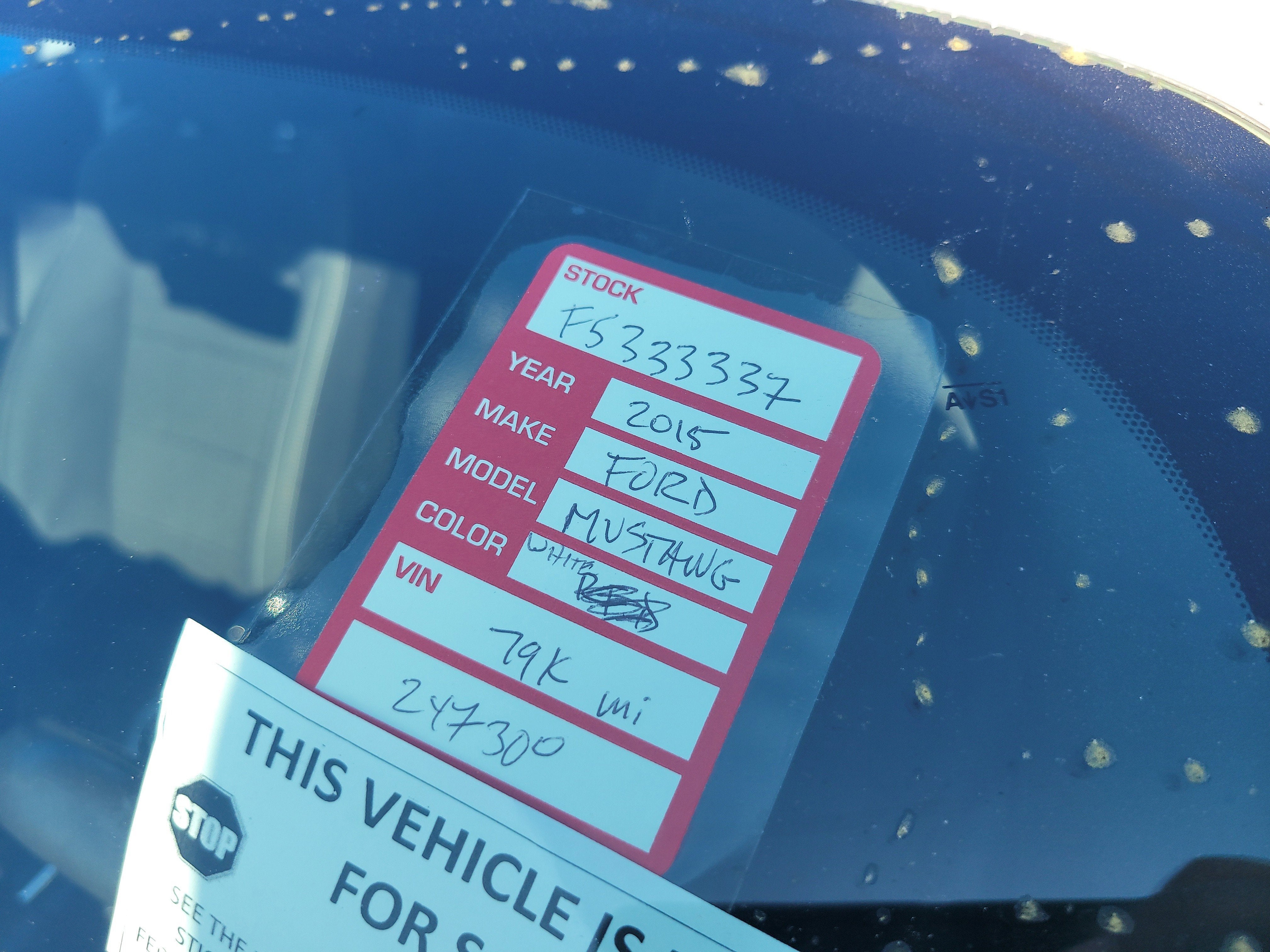 2015 Ford Mustang V6