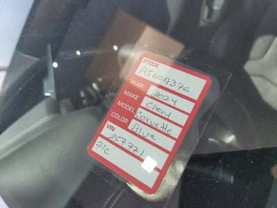 2024 Chevrolet Corvette 2LZ