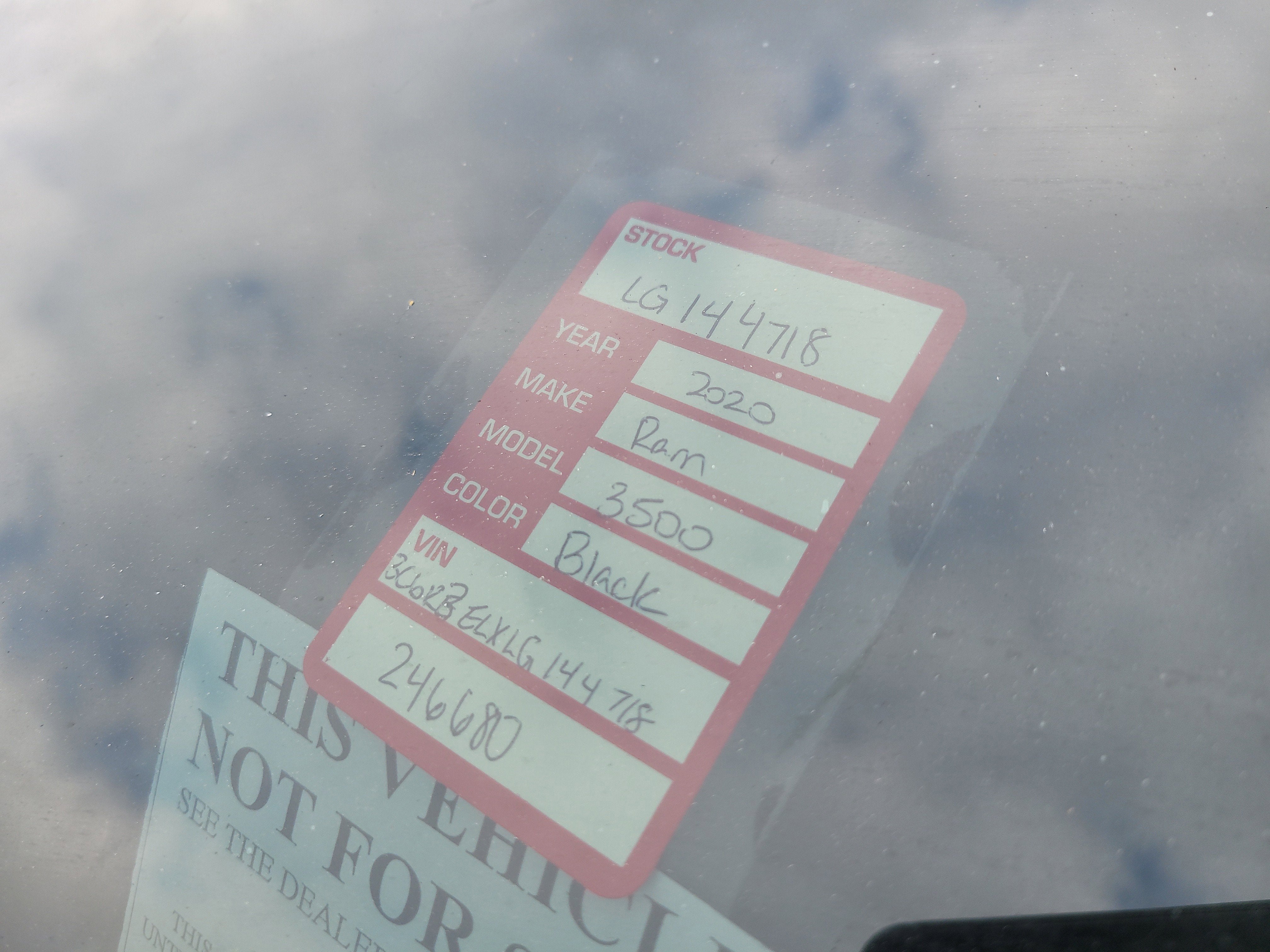 2020 RAM 3500 Laramie