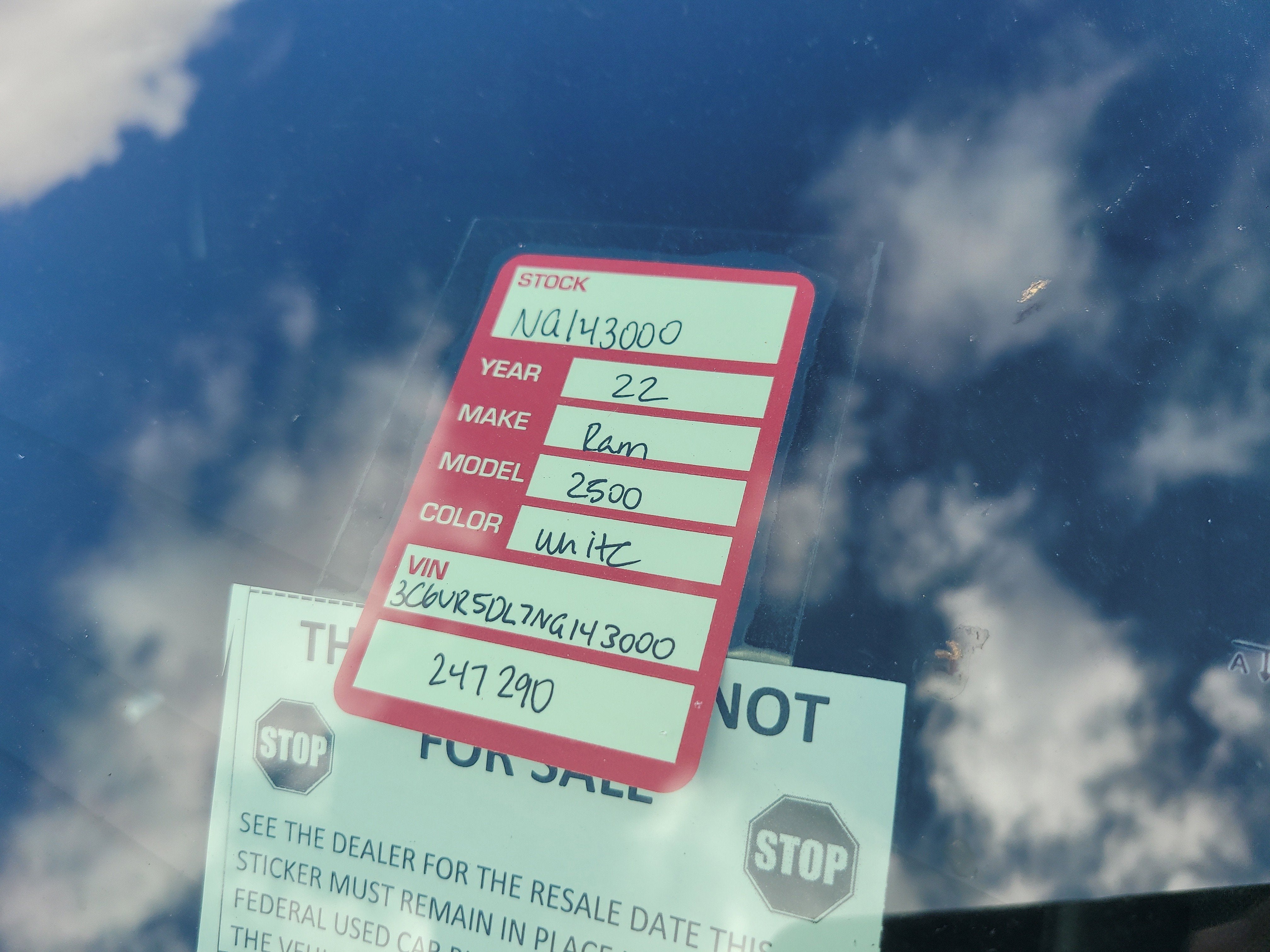 2022 RAM 2500 Big Horn