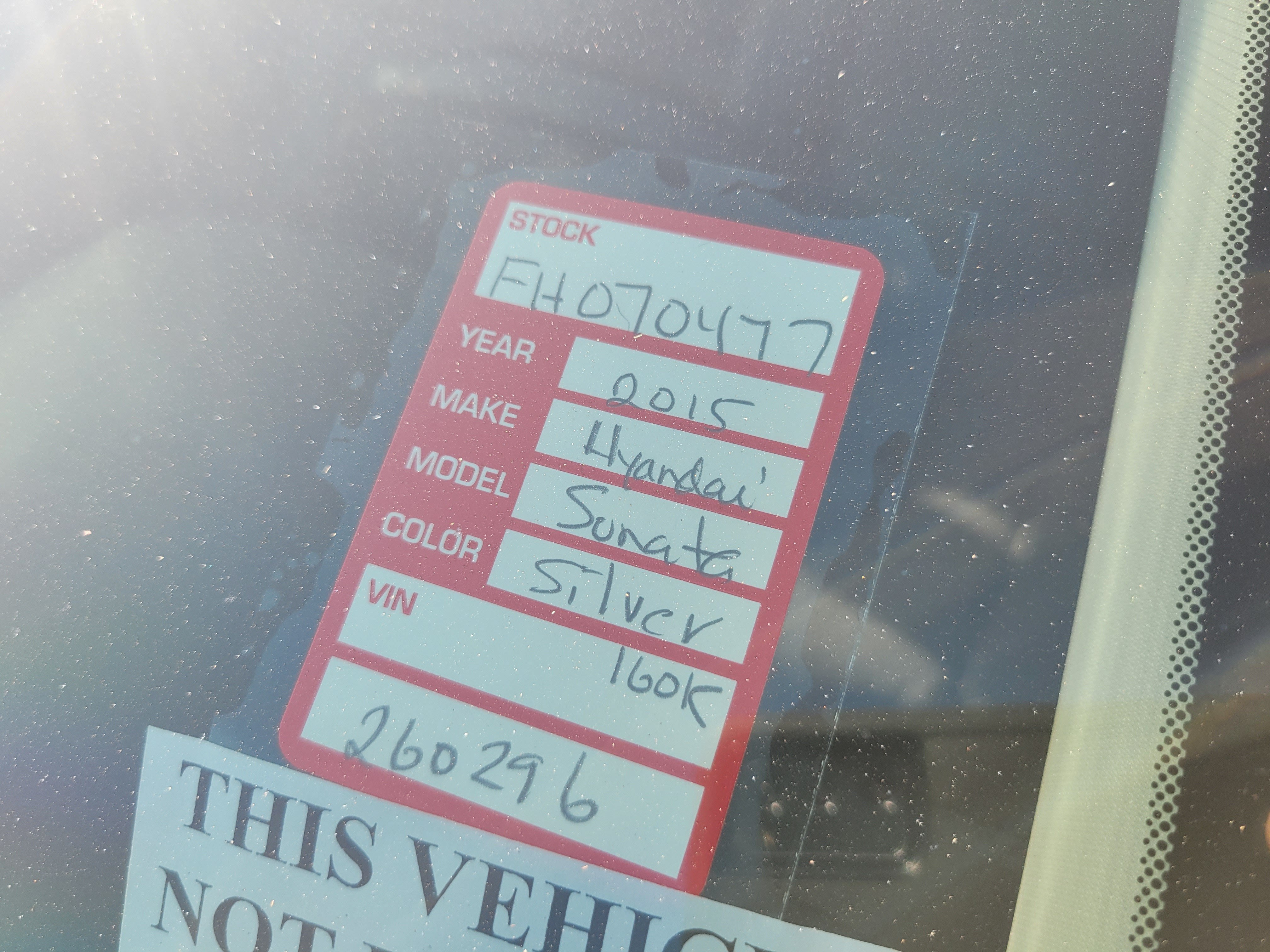 2015 Hyundai Sonata 2.4L Limited