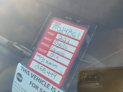 2023 Toyota Corolla LE