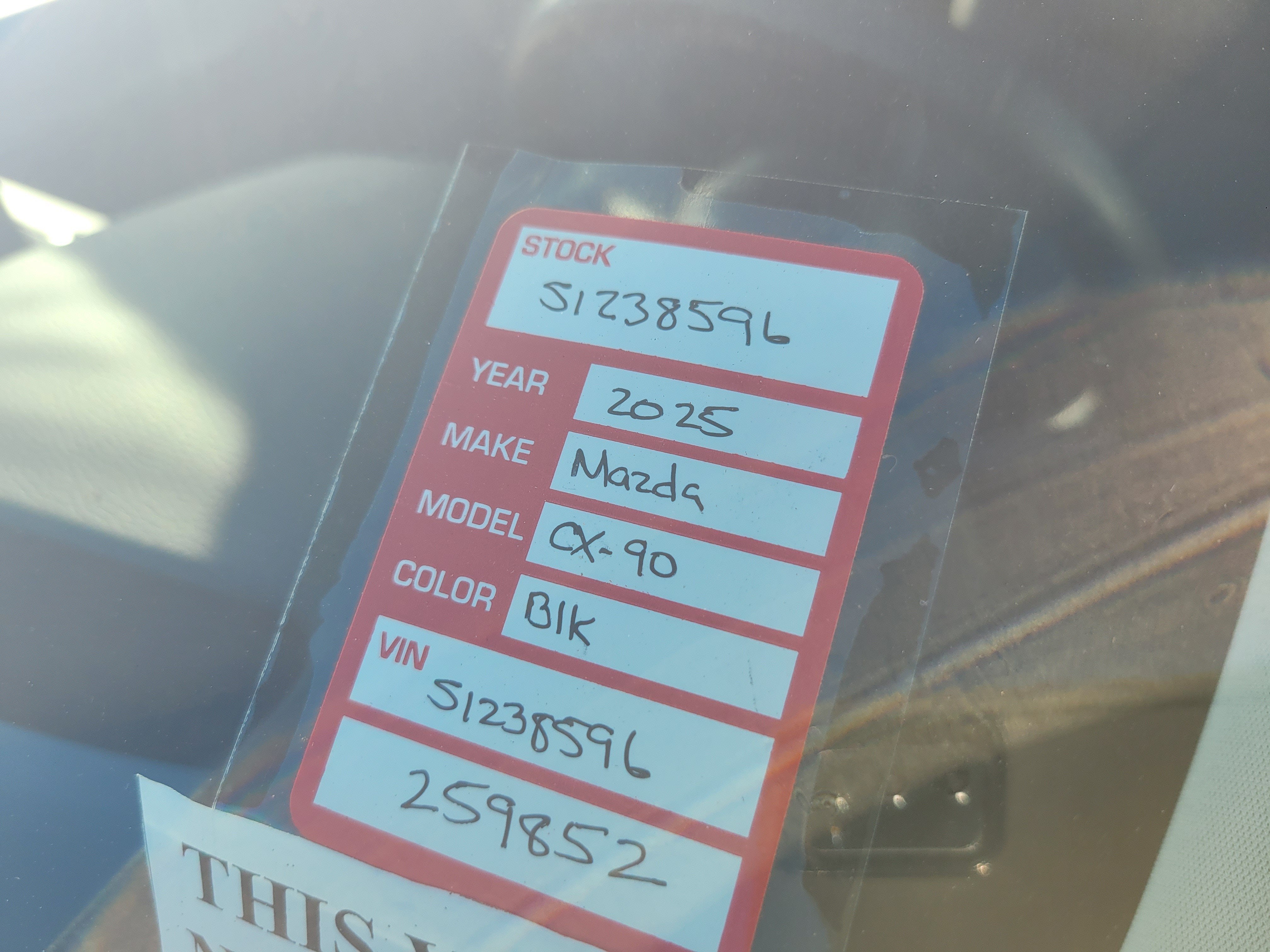 2025 Mazda Mazda CX-90 PHEV Premium Sport