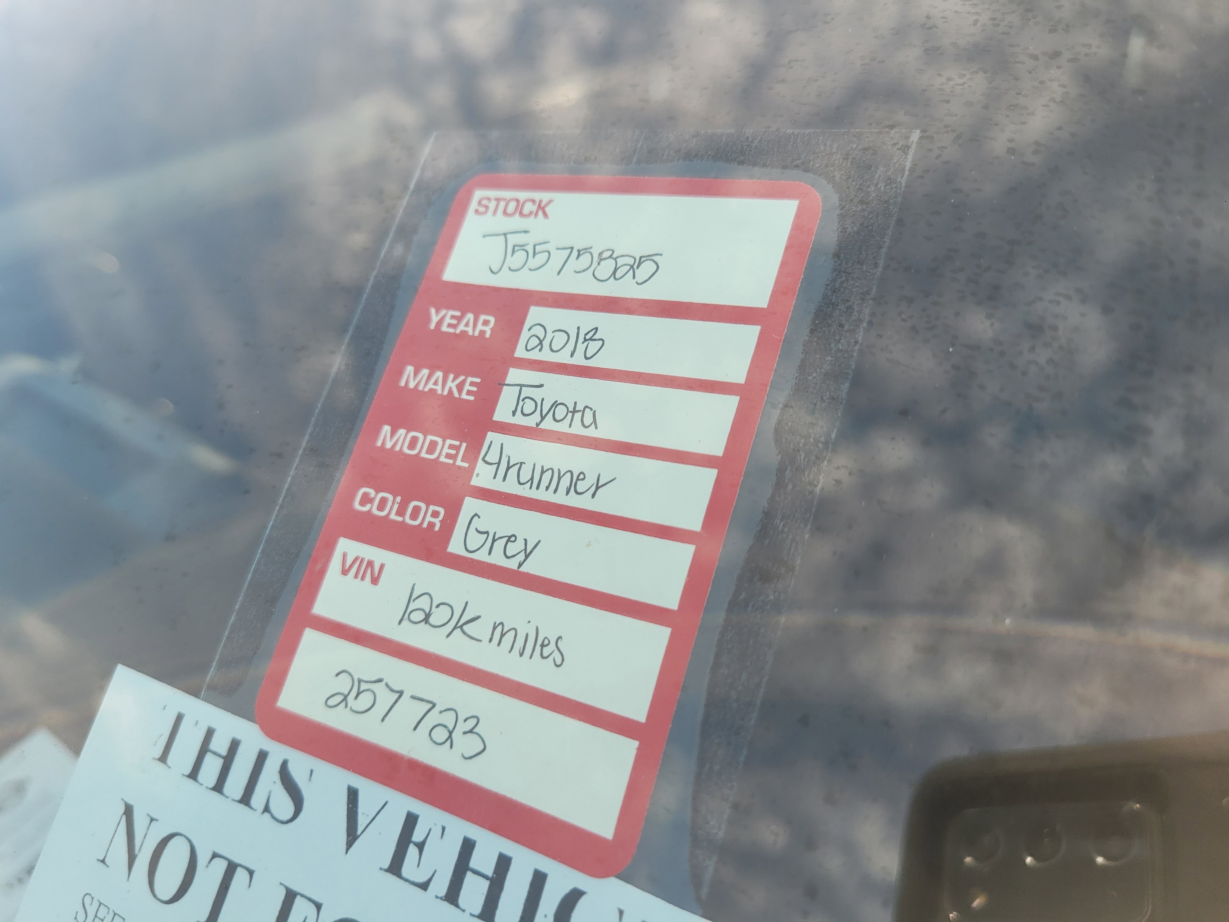 2018 Toyota 4Runner SR5