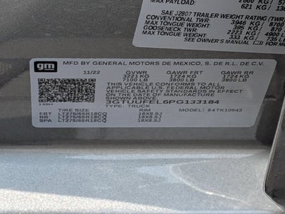 2023 GMC Sierra 1500 AT4X