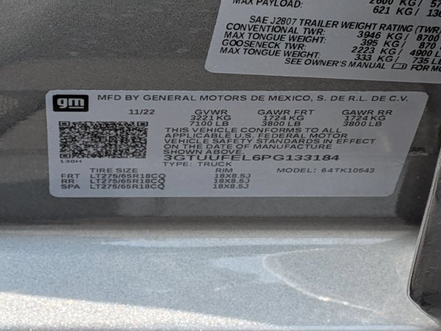 2023 GMC Sierra 1500 AT4X