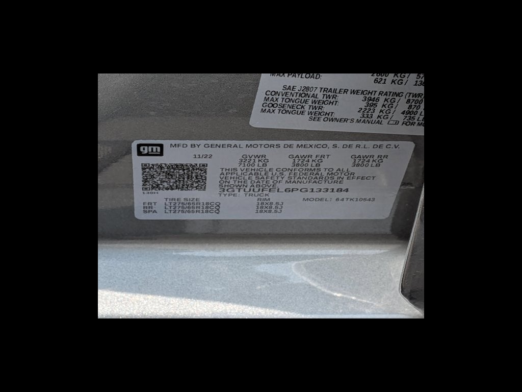 2023 GMC Sierra 1500 AT4X