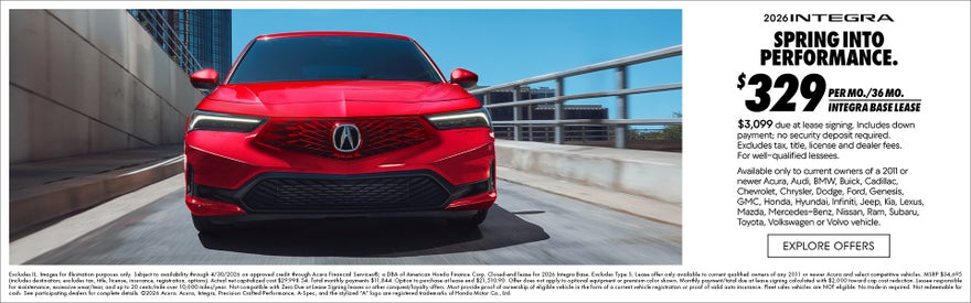 2026 Integra