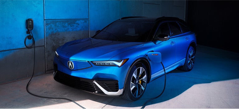 ZDX plugged into the home ev charger