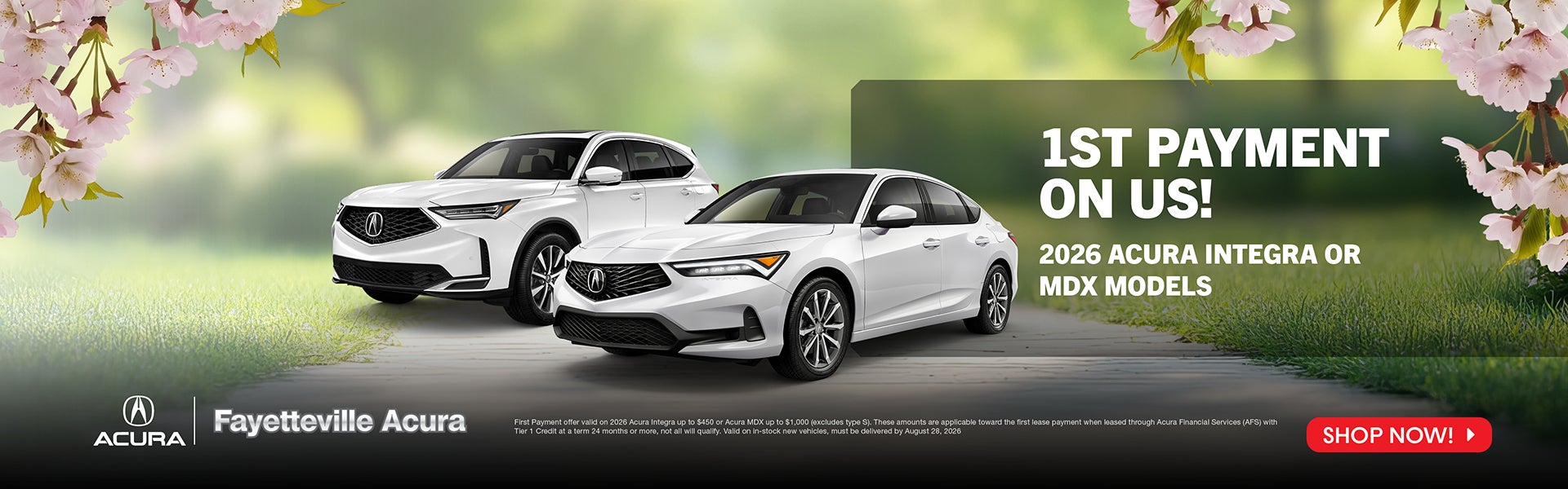 1st on Us Integra and MDX